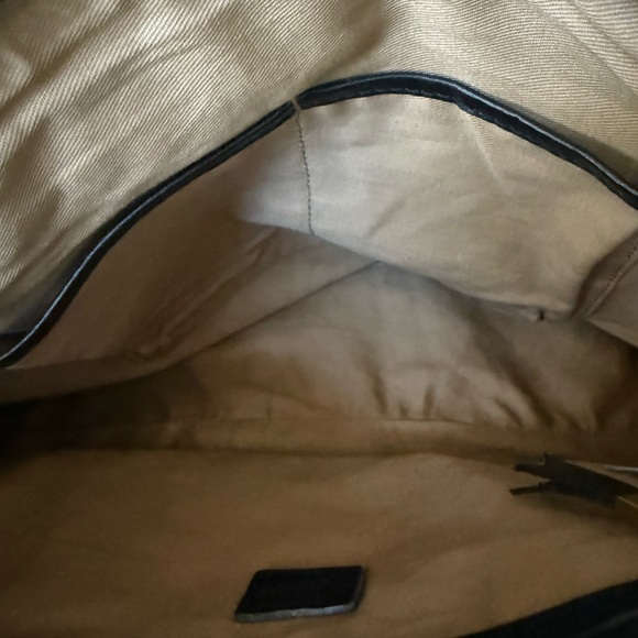 Madewell Glasgow Leather Black Satchel Bag - Picture 11 of 16